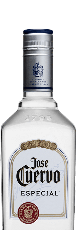Bottle of Jose Cuervo blanco.